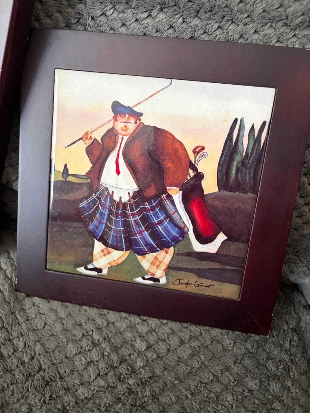 Vintage “Fat Scottish Golfer